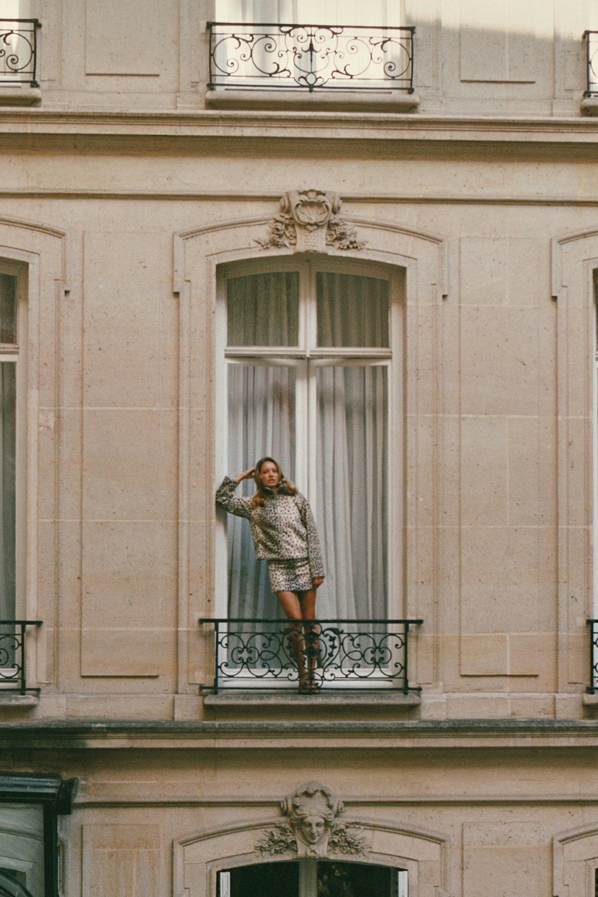Faux Fur High-Neck Jacket