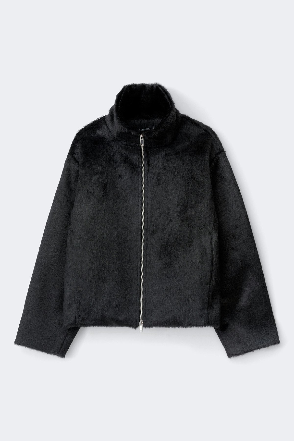Faux Fur High-Neck Jacket